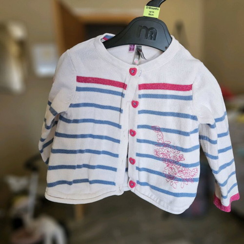 Orchestra baby girl cardigan used, up to 6 months, 67cm