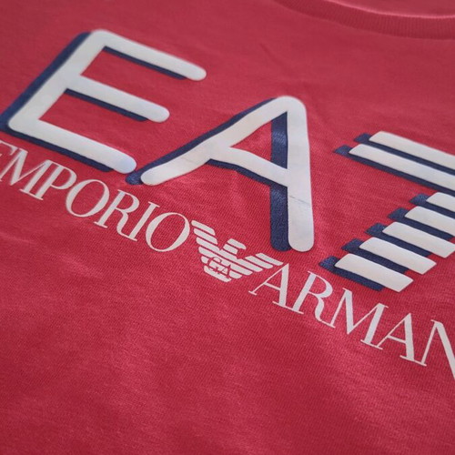 Emporio Armani T-shirt like new, size 110, white and red