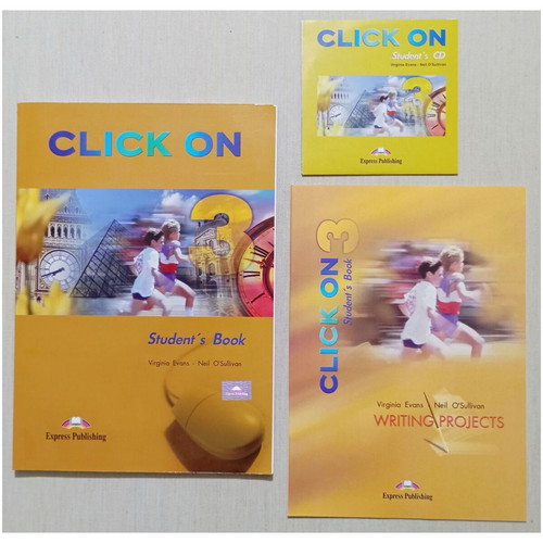 Click On 3 Student's Book new with CD and Writing Projects