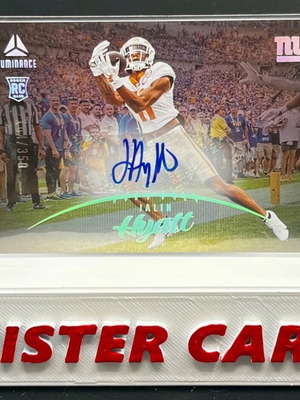 2022-23 Panini Luminance NY Giants Jalin Hyatt auto σαν καινούργιο