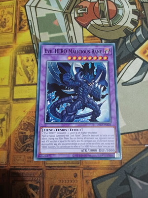 Evil HERO Malicious Bane κάρτα Yu-Gi-Oh! σαν καινούργιο
