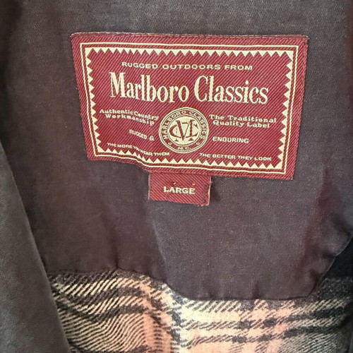 Marlboro men's jacket size L like new brown