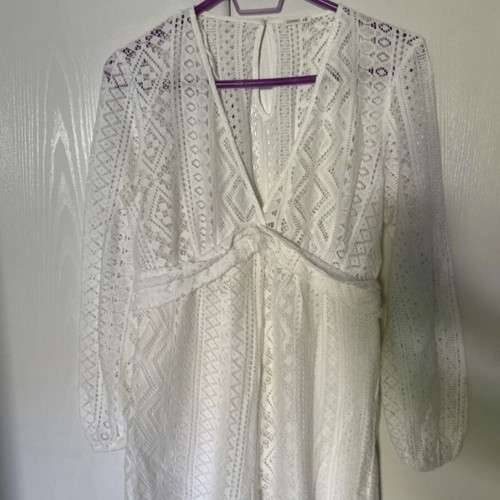 Oysho white women's romper swimsuit, size small