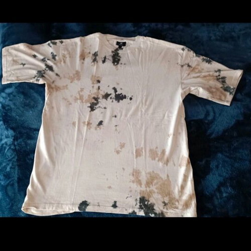 H&M beige T-shirt medium with Angelo Barretta men's bracelet gift