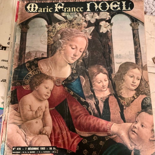 Vintage French magazine 1953 used