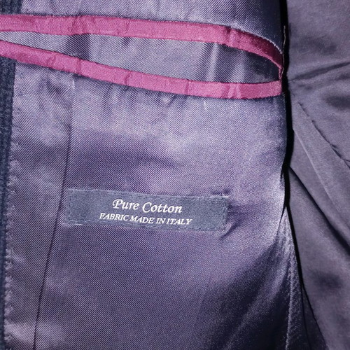 Black velvet Italian jacket used, slim fit size L