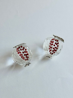 Costa Boda Illum Crystal Pomegranates like new