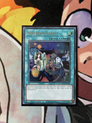 Yu-Gi-Oh! Mistaken Arrest Ultra Rare card new