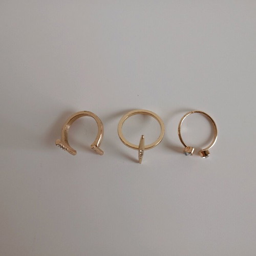 Rings used, set of items