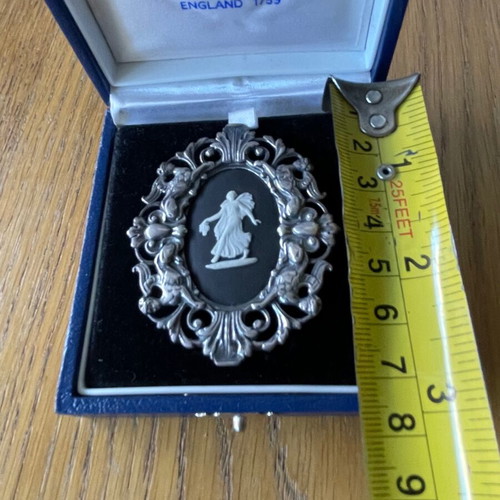 Wedgwood England decorative piece new with female relief design