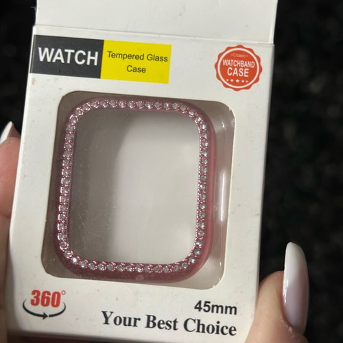 Sonique Plastic Case Pink Gold for Apple Watch 45mm New