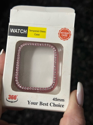 Sonique Plastic Case Pink Gold for Apple Watch 45mm New