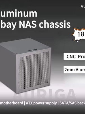 Auriga NAS chassis aluminum new