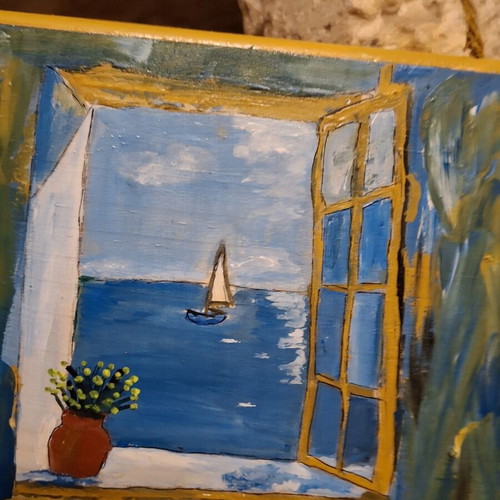 Window With Sea View Wall Decor made to order