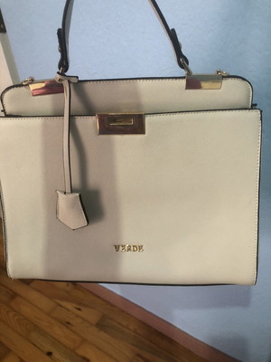 Verde women's handbag used, beige