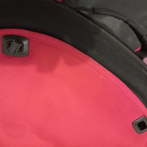 Baby changing bag used with missing clips