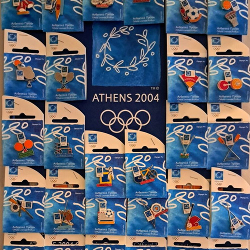 Athens 2004 Olympic Games pins new, sports series set of 28