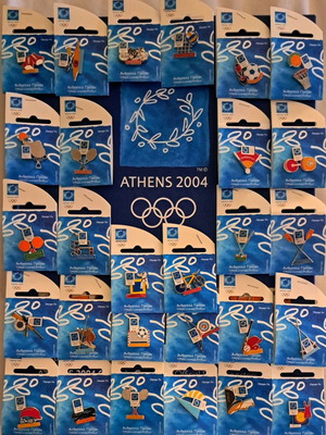 Athens 2004 Olympic Games pins new, sports series set of 28