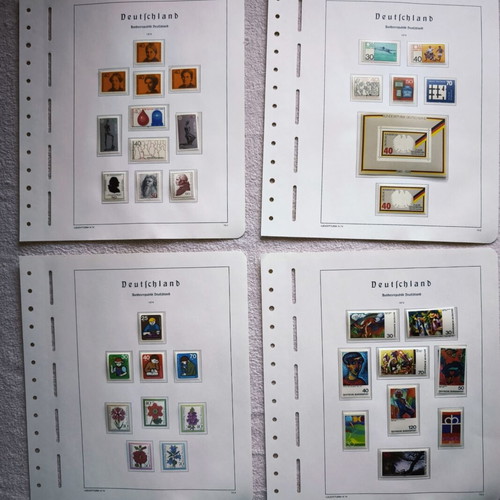 Leuchtturm collectible stamp sheets Germany 1970s
