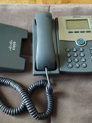 Cisco VOIP Σταθερό SPA 504G σαν καινούργιο, 4 γραμμών, μαύρο