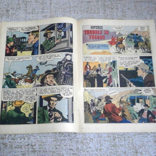 Maverick DELL Western comics used, pack of 5, English