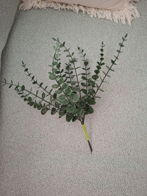 Decorative eucalyptus branch 35cm new