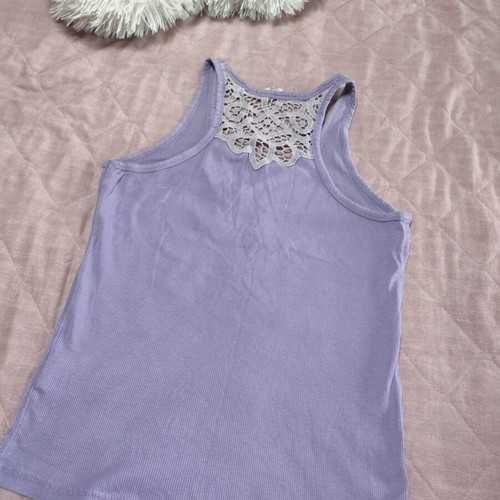 Blouse used, women's size L, pink and purple