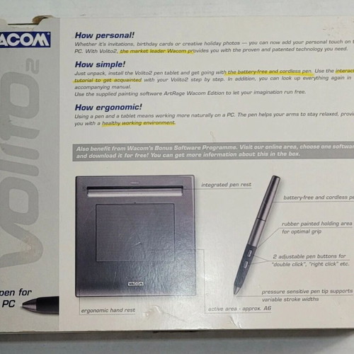 Wacom CTF-420 Graphics Tablet used with Pen