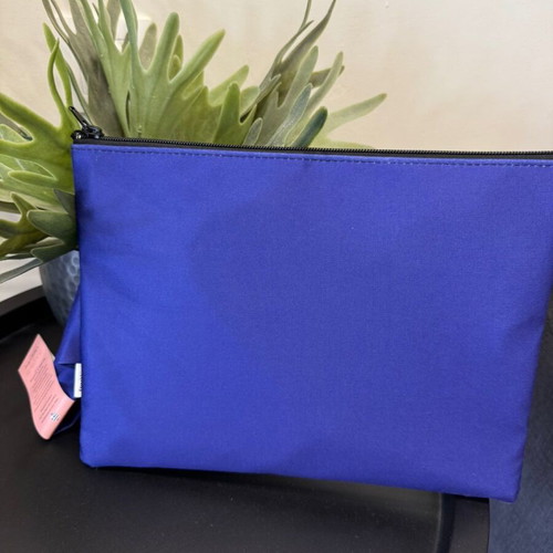 Blue Handbag Clutch New With Handle