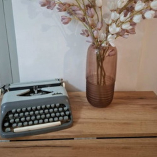 KORO typewriter, decorative, non-working, with carrying case