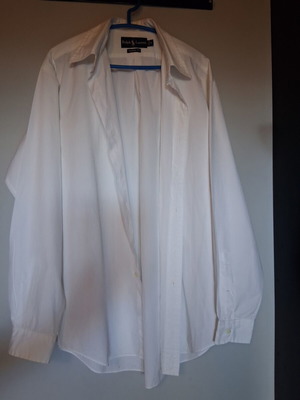 Ralph Lauren men's shirt L used, white, classic fit