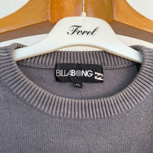 Billabong sweater XL black and turquoise like new