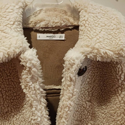 Mango women's coat like new, beige, size S