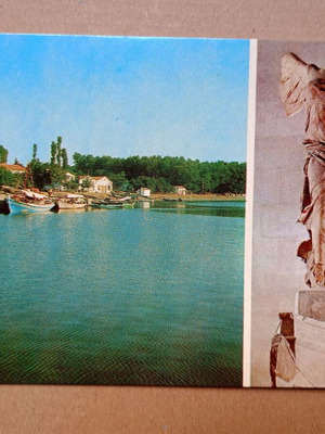 Postcard Kamariotissa Samothraki (Port) used, color