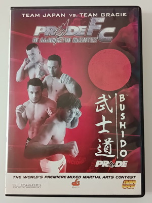 Pride FC Bushido DVD used, wrestling movie with subtitles
