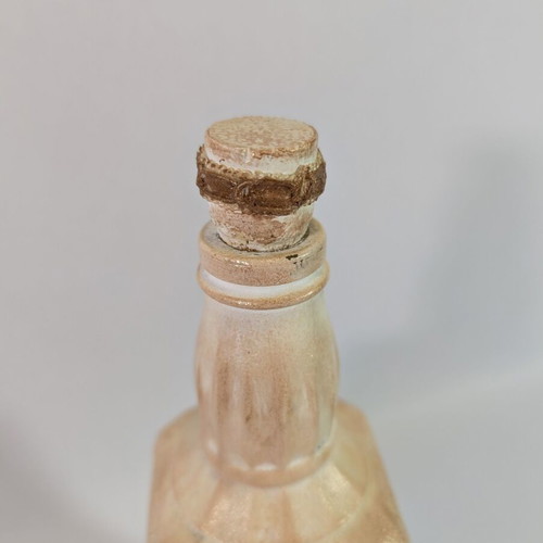 Decorative bottle handmade 25cm used