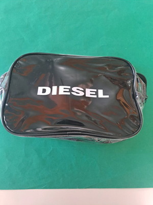 Diesel toiletry bag like new, black with transparent sides