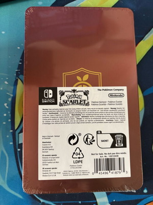 Pokémon Scarlet Steelbook σφραγισμένο για Nintendo Switch χωρίς παιχνίδι