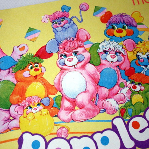 Popples 1988 music notebook new Auguri Italy vintage
