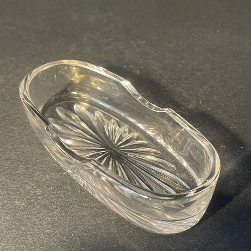 Vintage Crystal Pinwheel Bowl like new for Toothpicks or Salt