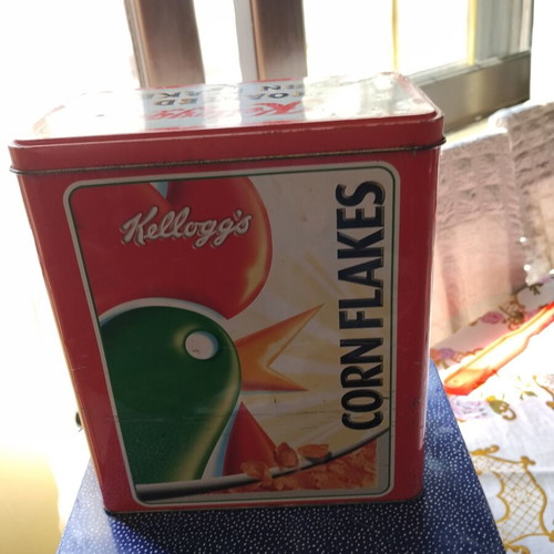 Vintage metal boxes collection used, pack of 10
