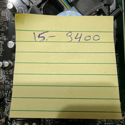 ASRock H310CM-HDV motherboard with Intel Core i5-8400 and 16GB DDR4 RAM used