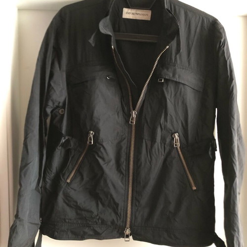 Emporio Armani men's black jacket size 48 like new