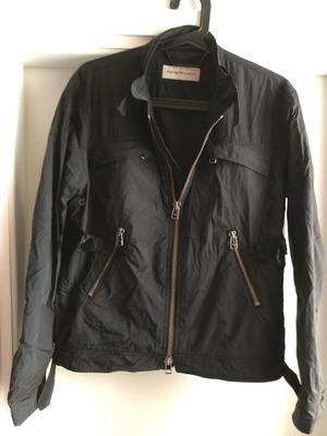Emporio Armani men's black jacket size 48 like new