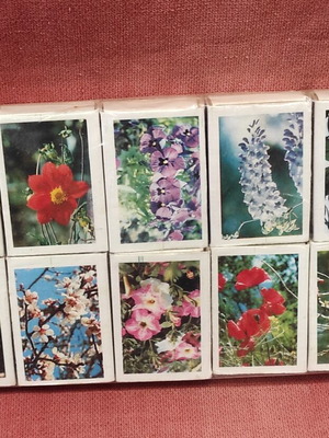 Matchboxes complete 1979 series Greek gardens new