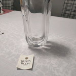 Kosta Boda crystal vase new, 23 cm height
