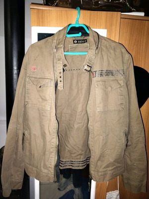 Men's light khaki jacket size medium like new