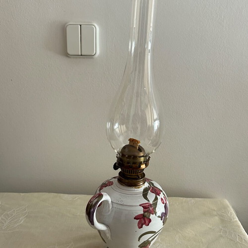 Vintage ceramic oil lamp like new