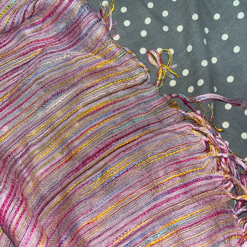 Pink scarf new