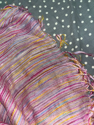 Pink scarf new